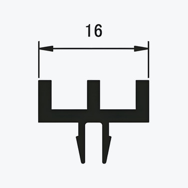 Lower/Side Track for Sliding Door - E018